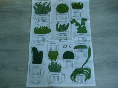 Kalenteripyyhe Vuodelta 2016 UUSI