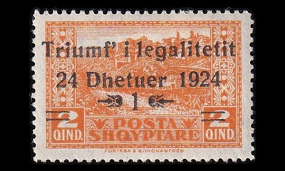 Albania 104 * Hallituksen kaatuminen 1/2 Q (1925)