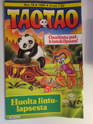 TAOTAO 18 / 1985 SARJAKUVALEHTI VIIDAKON KUNINGAS