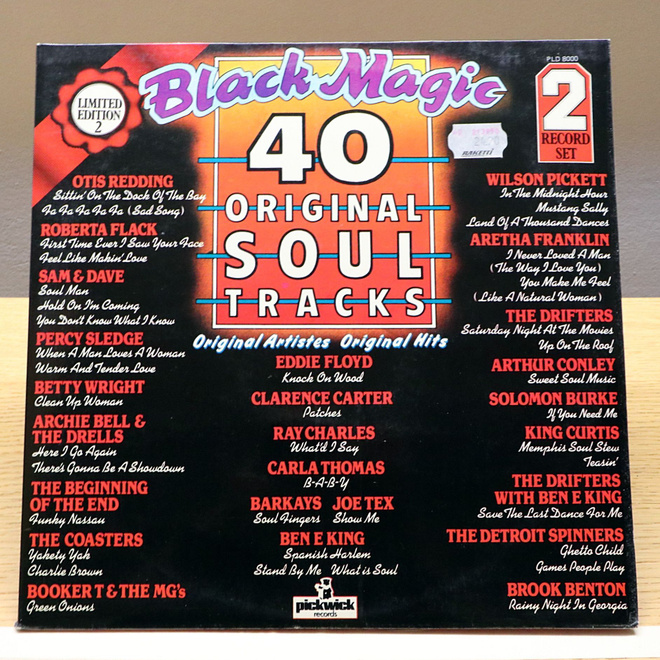 Original Artists - Black Magic (40 Original Soul Tracks)2xLP