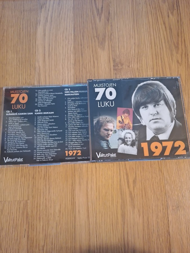Muistojen 70-Luku 1972 (3-CD)