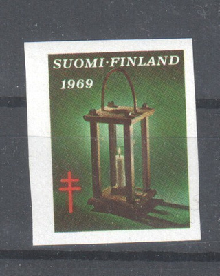Tub joulumerkki 1969 hammastamaton pari