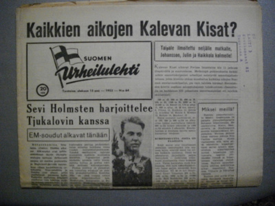 Suomen Urheilulehti Nro 64/1953 (11.3)