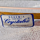 Vintage BOHEMIA maljakko kristallia - pikkukuva 2