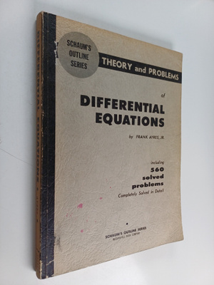 Frank Ayres (Jr) : Theory and Problems of Differential Eq...