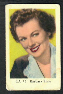 Keräilykuva - Barbara Hale CA 76