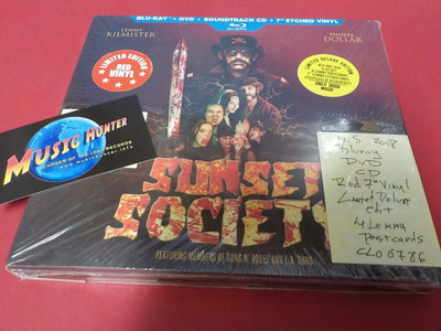 SUNSET SOCIETY UUSI BLU-RAY+DVD+CD+7'' BOKSI