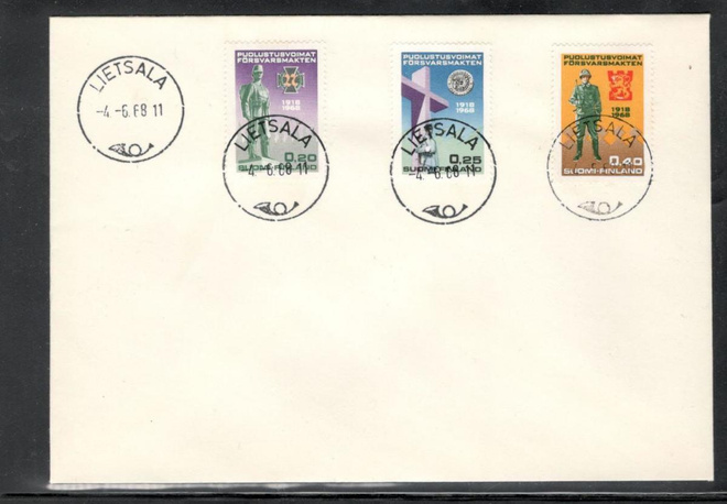 FDC Puolustusvoimat 50-v., Lietsala 4.6.1968