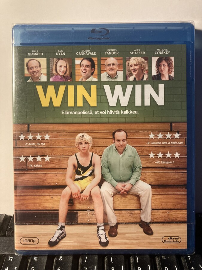 WIN WIN, BluRay, McCarthy, Giamatti, Ryan, muoveissa