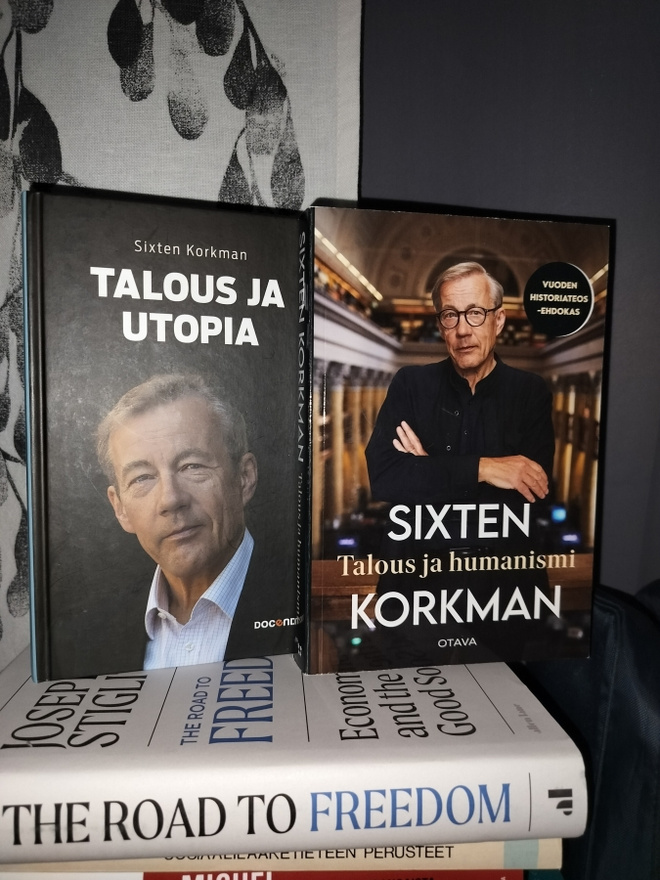 Sixten Korkman x2 - Talous ja humanismi & Talous ja utopia