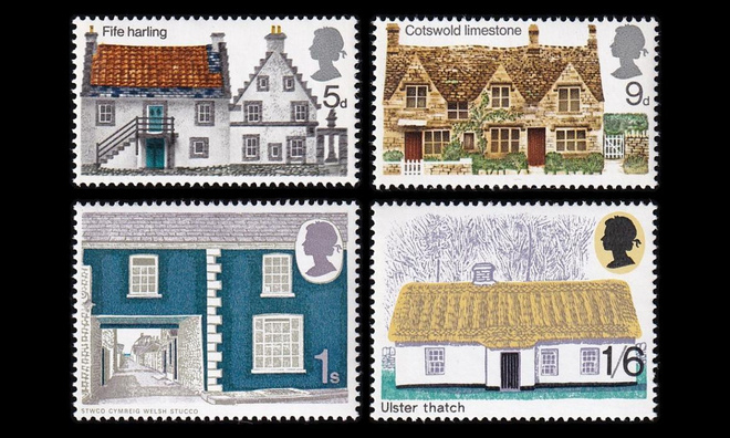 Iso-Britannia 535-8 ** Maaseudun arkkitehtuuria (1970)