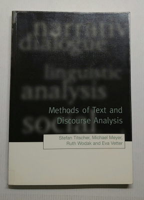 Methods of Text and Discourse Analysis