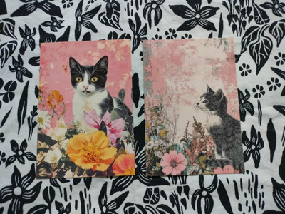 ~Kissa kortti~ 2kpl