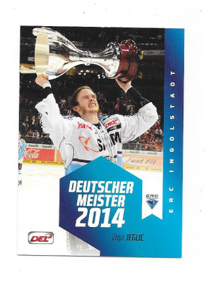 2013-14 Deutcher Meister #13 Ziga Jeglic ERC Ingolstad Ässät