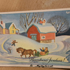 Eero-Einari Nurmela: talo törmällä, reki, kulkenut 1954 - pikkukuva 1