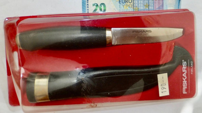 VANHA Fiskars Puukko Alkup Pakkaus
