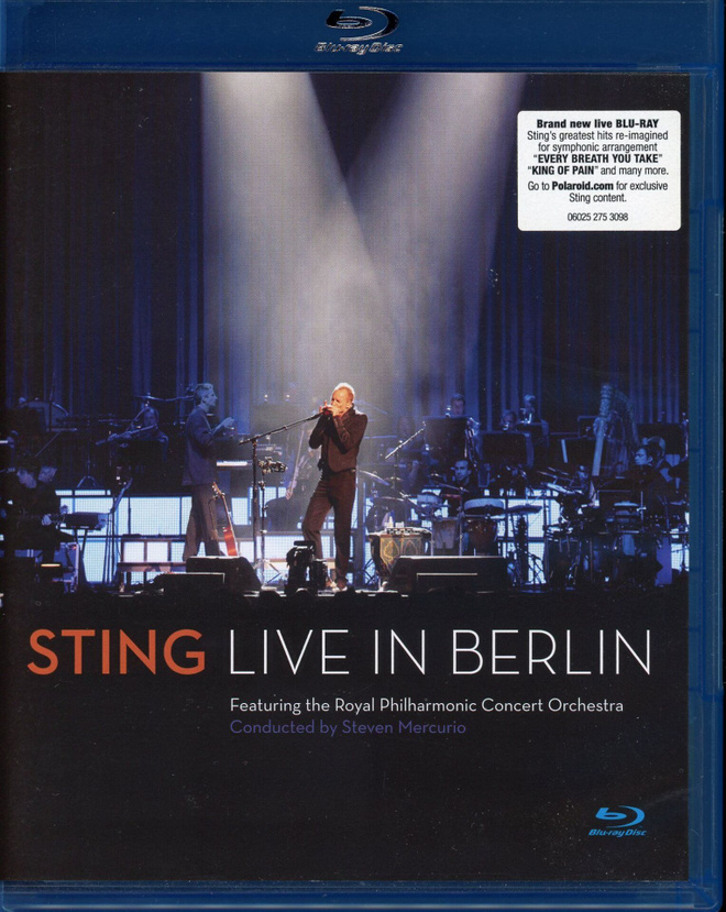 Sting Live In Berlin Blu-Ray uudenveroinen