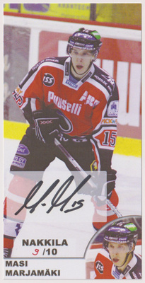 2007-08 Porin Ässät Teamset Masi Marjamäki AU ** / 10