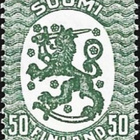 1921 M-17 Saarinen 50 p tummanoliivinvihreä ** LaPe 102 d A - pikkukuva 1