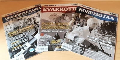 Karjalainen/Kenttäpostia/Vapaussoturi lehti  (valikoima)