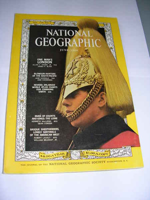NATIONAL GEOGRAPHIC: JUNE 1966 kesäkuu