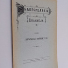 William Shakespeare : Kuningas Henrik VIII (lukematon) - pikkukuva 1