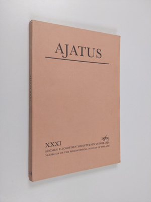 Ajatus 31 : Suomen filosofisen yhdistyksen vuosikirja 1969