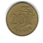 1963 20 PENNIÄ KOLIKKO KÄYTETTY - pikkukuva 1