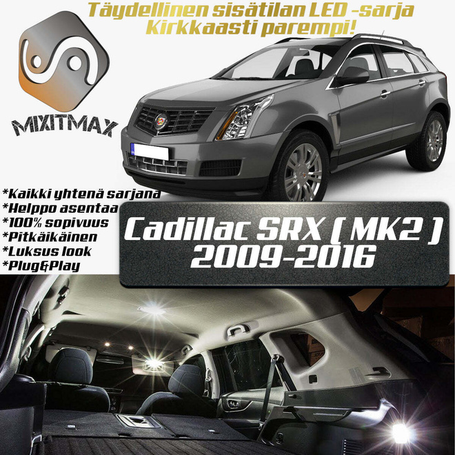 Cadillac SRX (MK2) Sisätilan LED-sarja 16-osainen