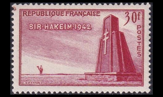Ranska 943 ** Bir-Hakeimin aavikkotaistelu 10v (1952)
