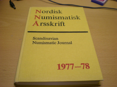 Nordisk Numismatik Årsskrift 1977-78 Scandinavian Numismatic