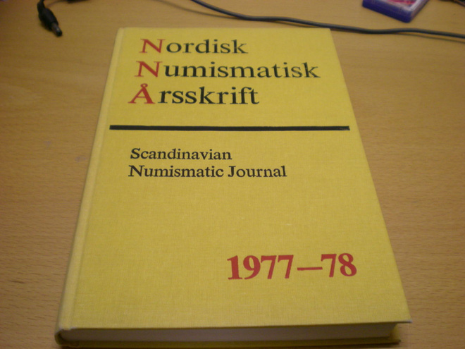 Nordisk Numismatik Årsskrift 1977-78 Scandinavian Numismatic