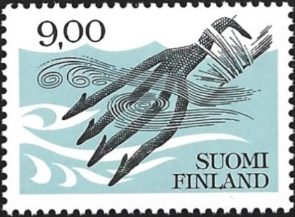 1984 Kuvamerkki Atrain 9,00 mk paperi xX ** LaPe 937 c)