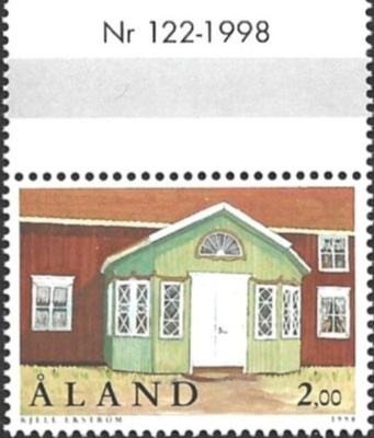 Åland 1998 Kuisteja 2,00 mk välilöpari numero ** LaPe 146