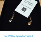 Korvakorut ja riipus, KALEVALA, SYDÄN -korusetti, 2 korua - pikkukuva 3