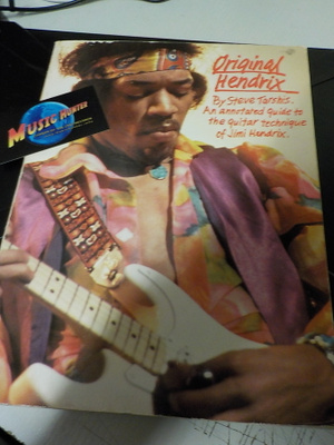 ORIGINAL HENDRIX BY STEVE TARSHIS KITARA NUOTTIKIRJA