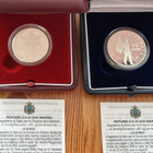 San Marino 2005 5e ja 10e hopeajuhlarahat Proof - pikkukuva 1