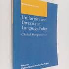 Uniformity and diversity in language policy : global pers... - pikkukuva 1