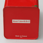 Marimekko punainen peltipurkki - pikkukuva 3