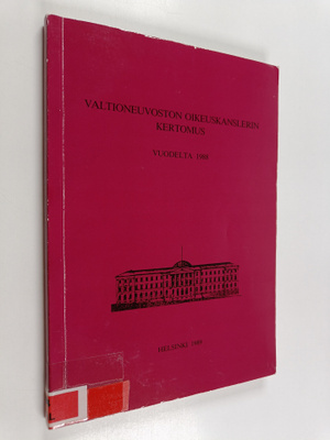 Valtioneuvoston oikeuskanslerin kertomus oikeuskanslerin ...