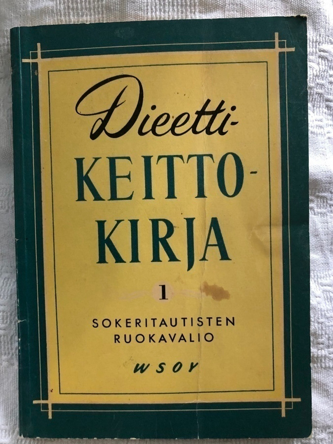 Dieetti-KEITTOKIRJA 1, sokeritautisten ruokavalio