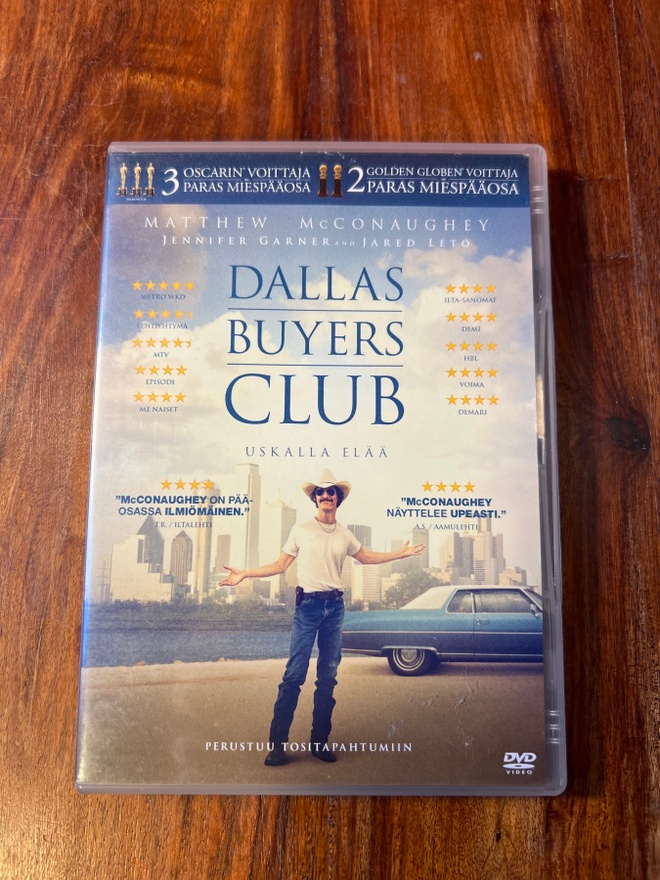 Dallas Buyers Club / Uskalla Elää dvd