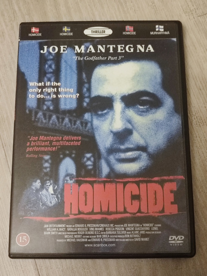 Homicide Murharyhmä Joe Mantegna David Mamet