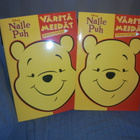 Nalle-Puh värityskirja mukana tarroja 2 kpl - pikkukuva 1