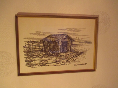 Taulu Lasse Berkowitsch Kala-Aitta 1978.