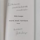 Riitta Komppa : Mistä minä tietäisin : runoja (signeeratt... - pikkukuva 3