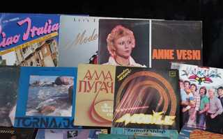 80 luvun vinyylilevyt,20kpl
