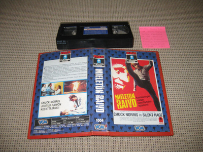Mieletön Raivo-VHS (FIx, VTC-Video, Chuck Norris, 1982)