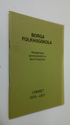 Borgå folkhögskola : läsåret 1976-1977