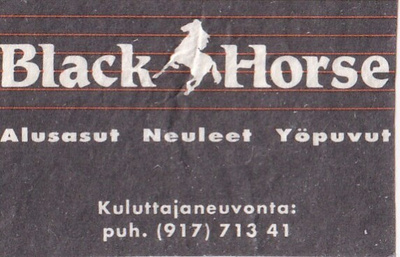 Black Horse, alusasut Neuleet Yöpuvut  . s52
